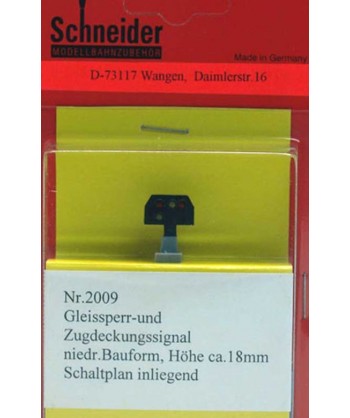 SCHNEIDER H0 2009 – Segnale DB in ottone basso 18 mm.