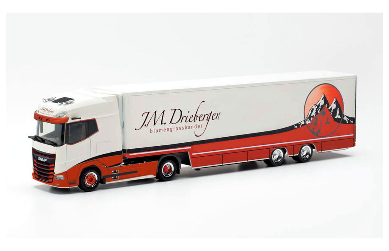 HERPA 315296 - DAF XG+ con semirimorchio "J.M.DRIEBERGEN" NL