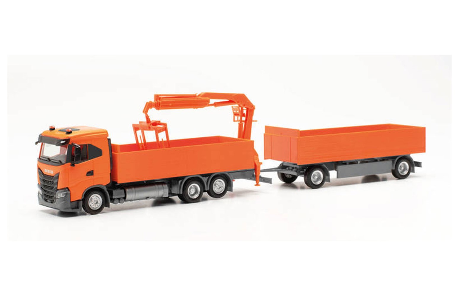 HERPA 316217 - Iveco S-Way ND Con Gru E Rimorchio - 1:87