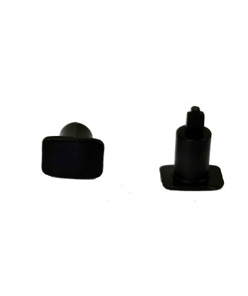 ROCO H0 107884 - Respingente nero 1 pz.