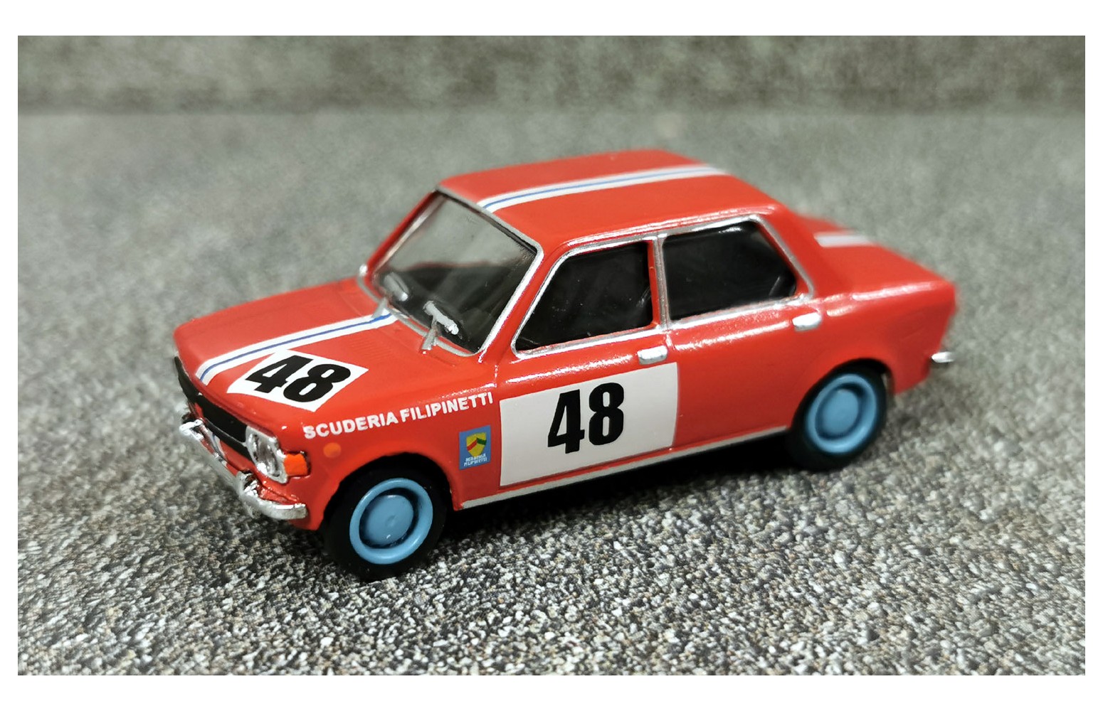 BREKINA 22542 - FIAT 128 (1969), Scuderia Filipinetti Nr. 48 - 1:87