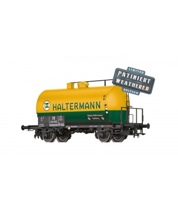 BRAWA H0 50042 - Carro Cisterna Z 2 Assi "HALTERMANN" - DB Ep. III (Patinato)