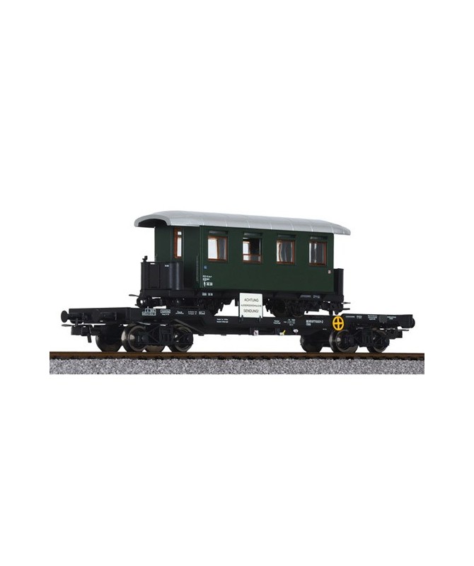 LILIPUT H0 235786 – Pianale c/carico vagone passeggeri H0e – OBB IV