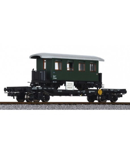 LILIPUT H0 235786 – Pianale c/carico vagone passeggeri H0e – OBB IV