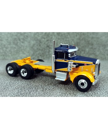 BREKINA 85756 - Peterbilt 281, (Blu scuro/giallo scuro) - 1:87