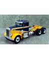 BREKINA 85756 - Peterbilt 281, (Blu scuro/giallo scuro) - 1:87