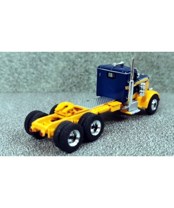 BREKINA 85756 - Peterbilt 281, (Blu scuro/giallo scuro) - 1:87
