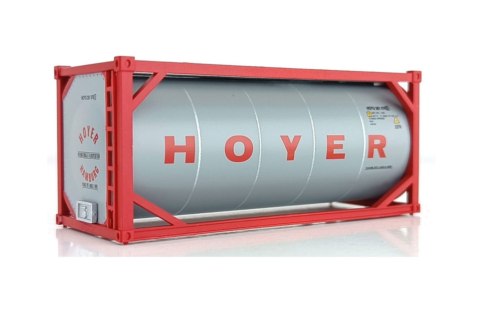 PIRATA PI12345 - Container Da 20" Tank "Hoyer", grigio - 1:87