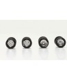 HERPA 054300 - Accessori set ruote cromate "DUNLOP" - 1:87 HERPA 054300 - Accessori set ruote cromate "DUNLOP" - 1:87