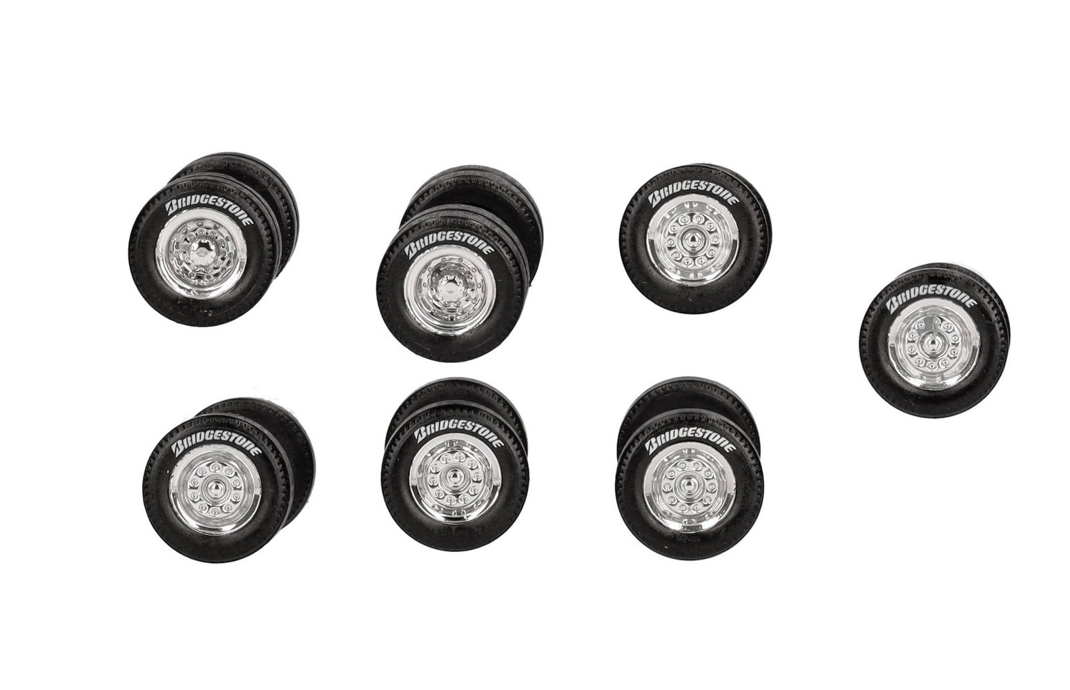 HERPA 054317 - Accessori Set Ruote Cromate "BRIDGESTONE" - 1:87