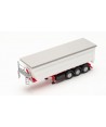 HERPA 077057 - Semirimorchio a vasca tonda in acciaio, bianco - 1:87