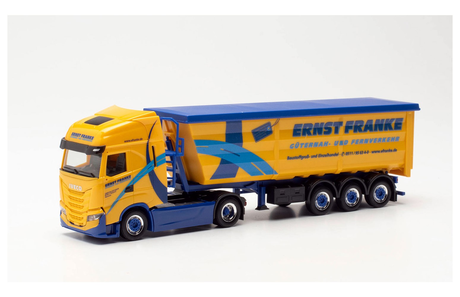 HERPA 316682 - Iveco S-Way con semirimorchio "ENST FRANKE" - 1:87