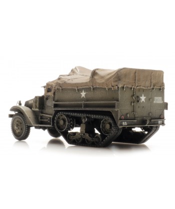 ARTITEC 6870439 - US M3A1 Semicingolato trasporto truppe corazzate, Resina H0-1:87
