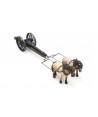 ARTITEC 387.425 - Trasporto tronchi con cavalli, Resina H0-1:87