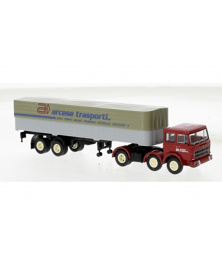 BREKINA 58580 - Fiat 691 T Pianale Con Telo "Arcese" - 1:87