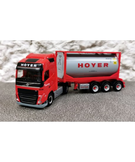 HERPA 316316 – Volvo FH Gl. 2020 tankcontainer "HOYER" – 1:87