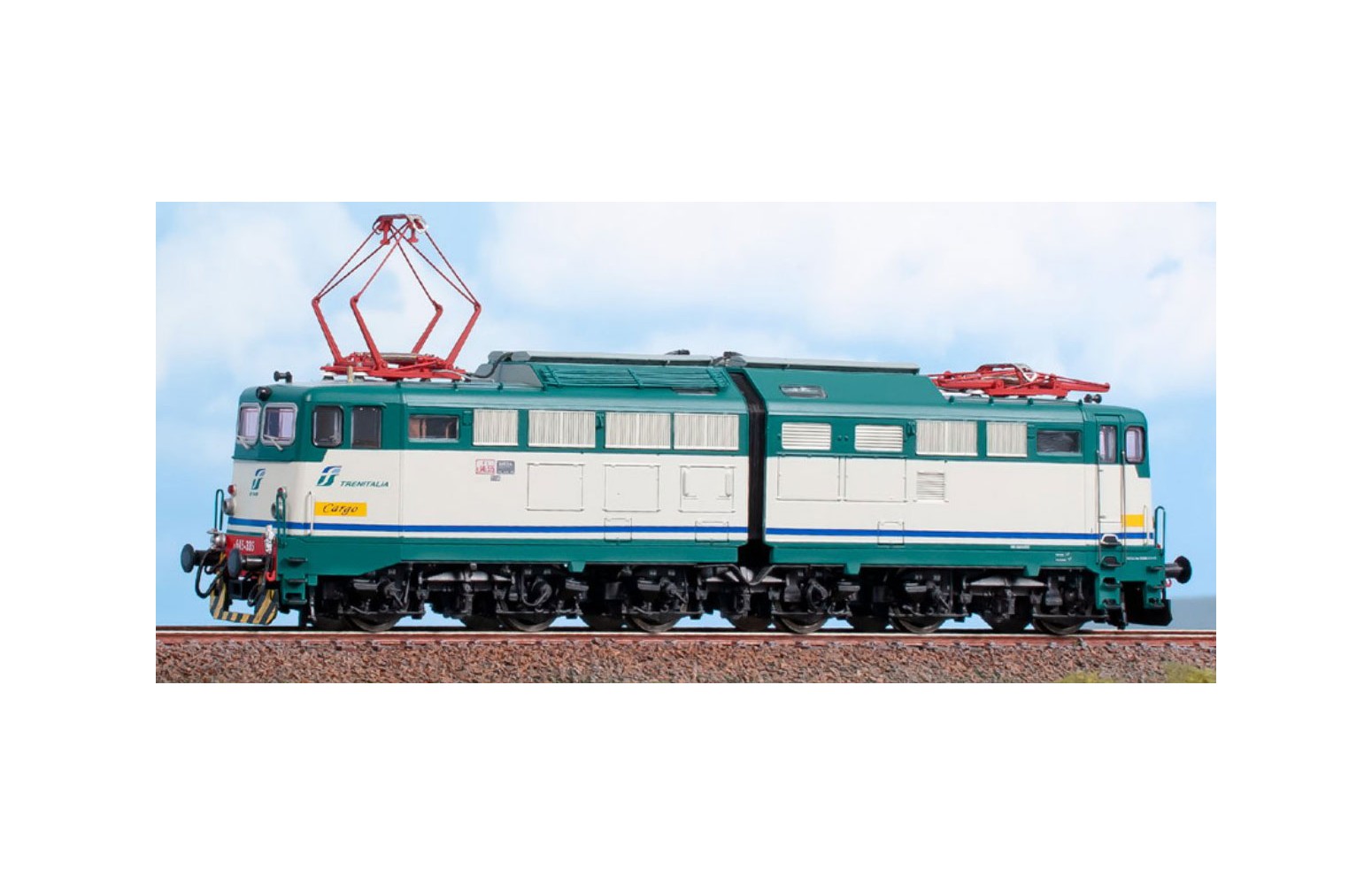 ACME H0 60123 - Locomotiva E645.335 XMPR  logo Cargo fanali modificati - O.M.R Marcinise