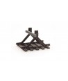 ARTITEC H0 387.226 – Terminale Fermacarro Tipo B, senza respingenti, Resina 1:87