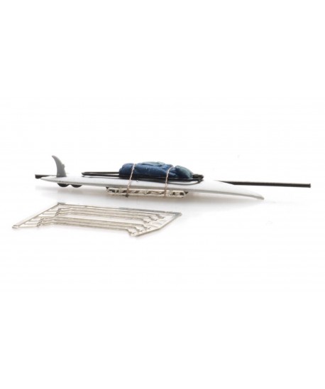 ARTITEC H0 387.552 - Tavola da surf sul portapacchi, resina 1:87