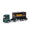 HERPA 316637 - Mercedes Actros 18 Streamspace 2.3 tank container "Rinnen" 1:87