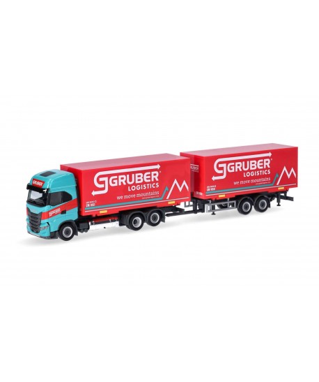 HERPA 316675 - Iveco S-Way Con rimorchio "Gruber Bolzano" 1:87
