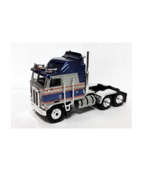 BREKINA 85741 - Kenworth K 100 Aerodyne (Argento Metall./Blu metall.) 1:87