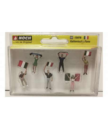 NOCH H0 15976 - tifosi italiani (6 Personaggi)