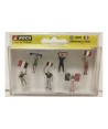 NOCH H0 15976 - tifosi italiani (6 Personaggi)
