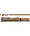 OS.KAR. H0 2097 FS ALe 880 set composto da ALe 880.025 motorizzata + Le 640.027, livrea Castano Isabella ep.IV