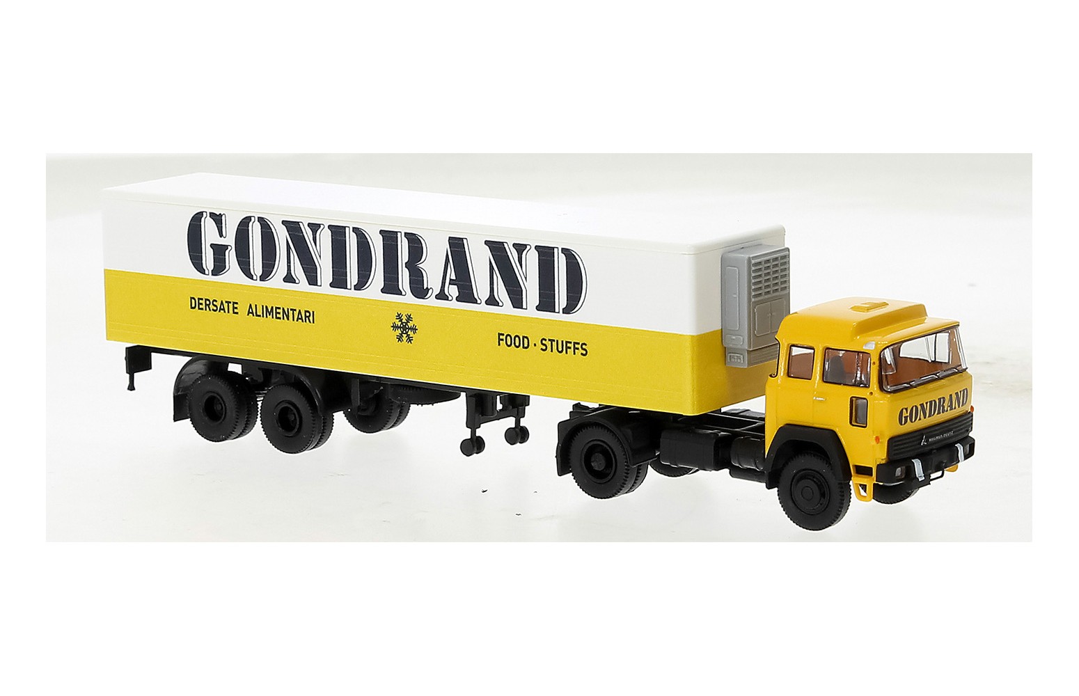 BREKINA 83285 - Magirus 310 D 16 Con Semirimorchio Frigorifero "Gondrand" - 1:87