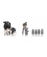 ARTITEC 5870023 - Contadini con mucca e bidoni latte, Resina H0-1:87