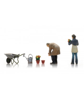 ARTITEC 5870015 - Fiorai con attrezzi da giardino, Resina H0-1:87