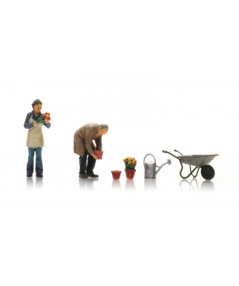 ARTITEC 5870015 - Fiorai con attrezzi da giardino, Resina H0-1:87