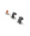 ARTITEC 5870016 - Ciclisti sotto la pioggia, Resina H0-1:87