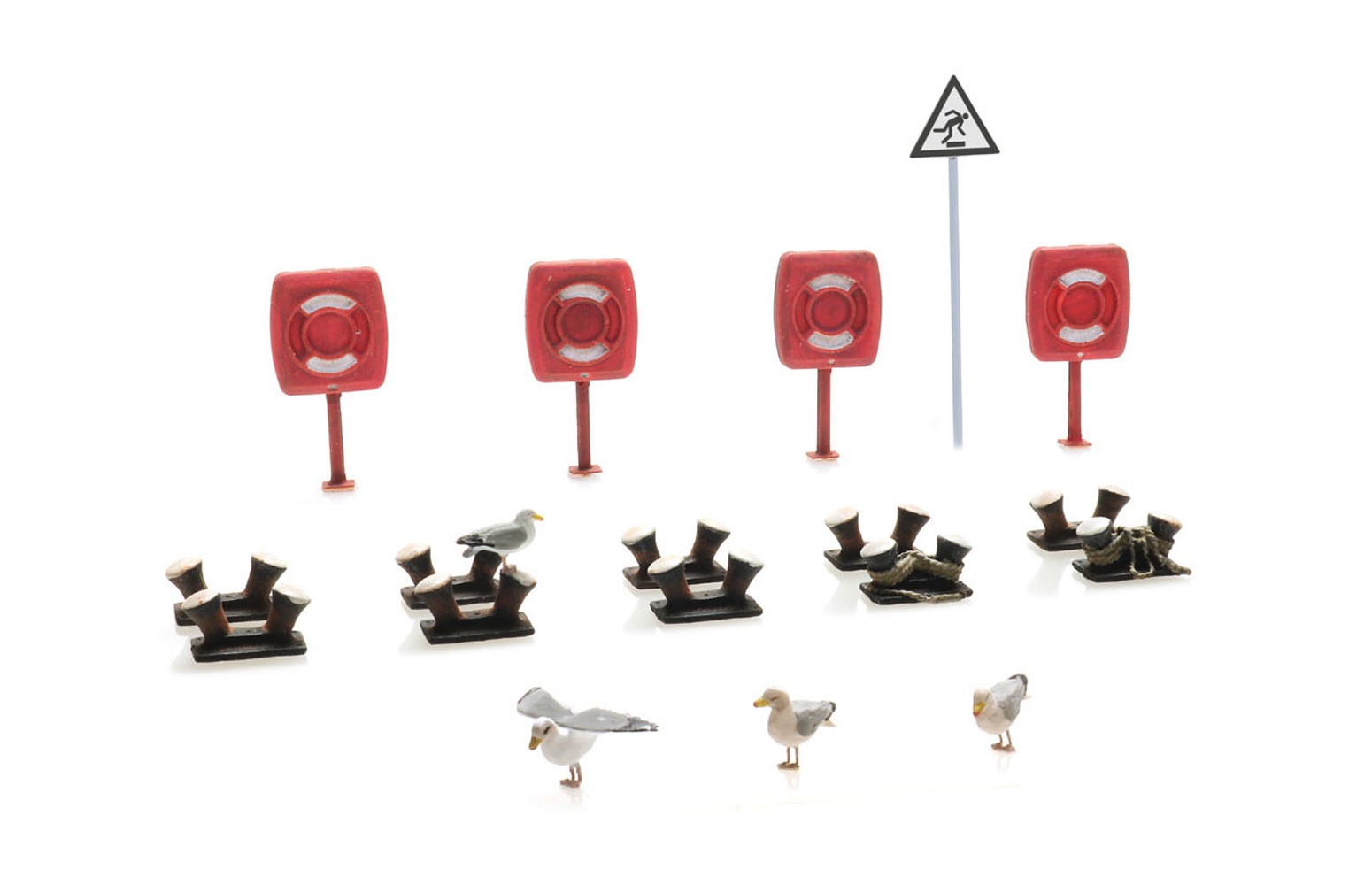 ARTITEC 10.406 - Set Banchina Moderna, Kit In Resina, H0-1:87