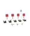 ARTITEC 10.406 - Set Banchina Moderna, Kit In Resina, H0-1:87